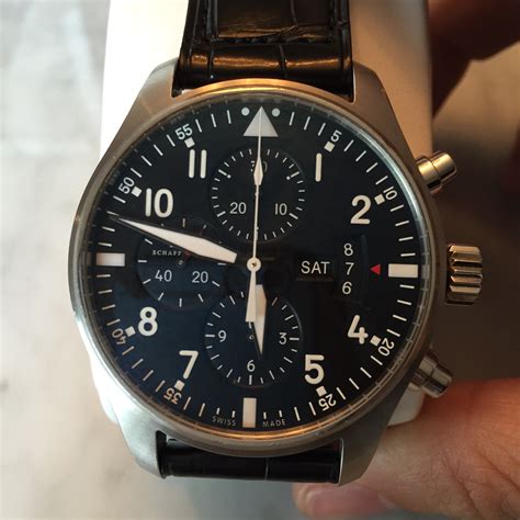 iwc pilot chronograph 377701